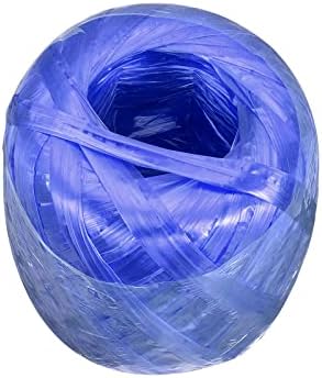 חבל ניילון של פולאואר פוליאסטר [לאריזה אריזת בית-בית] -150 מ ' / 492ft / 1loll פלסטיק, כחול